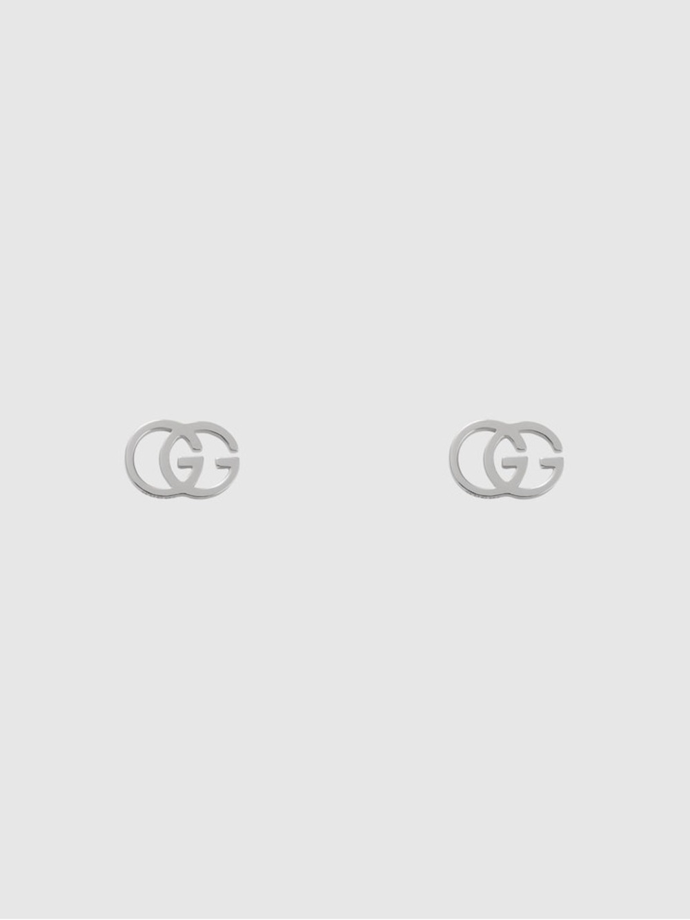 Gucci 18k Double G Stud Earrings